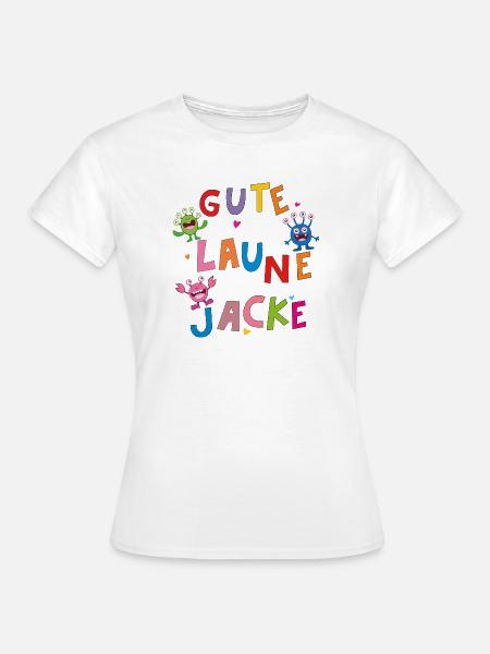 GUTE LAUNE MONSTER - Frauen T-Shirt - Weiß