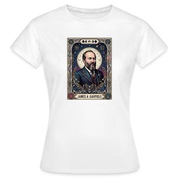 James A Tarotkarte - Frauen T-Shirt - Weiß - Vorne - AI Model Female 172 dark (172cm)