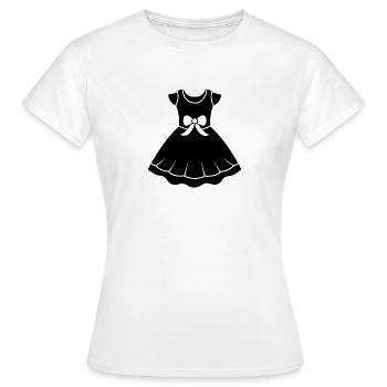 Baby Girl Kleid - Frauen T-Shirt - Weiß - Vorne - AI Model Female 172 dark (172cm)