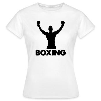 Boxing - Frauen T-Shirt - Weiß - Vorne - AI Model Female 172 dark (172cm)