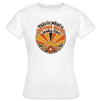 Stolze Mutter - Frauen T-Shirt - Weiß - Vorne - AI Model Female 172 dark (172cm)