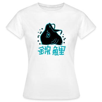 Japan koi - Frauen T-Shirt - Weiß - Vorne - AI Model Female 172 dark (172cm)