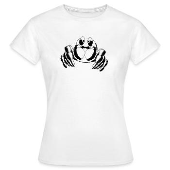 Retro tattoo style Spinne - Frauen T-Shirt - Weiß - Vorne - AI Model Female 172 dark (172cm)