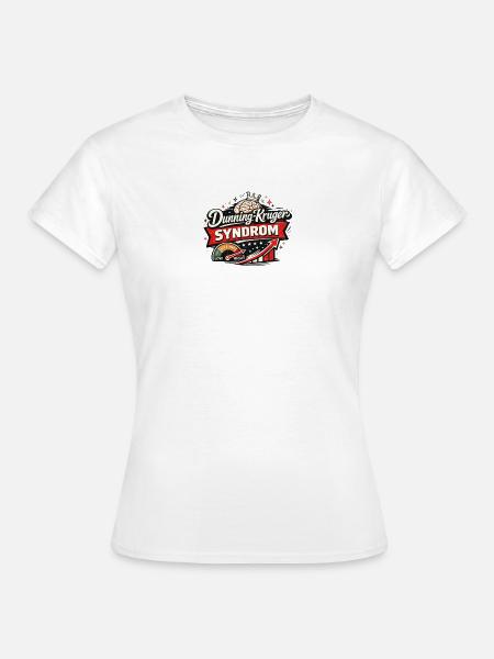 Dunning-Kruger Syndrom – Grafik - Frauen T-Shirt - Weiß