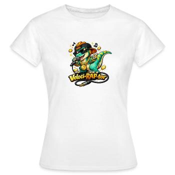 Veloci-Rap-Tor - Frauen T-Shirt - Weiß - Vorne - AI Model Female 172 dark (172cm)