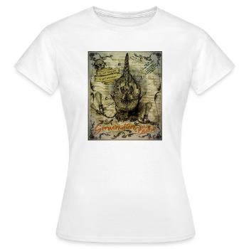 Germination du Bulbe Vintage - T-shirt Femme - blanc - Devant - AI Model Female 172 dark (172cm)
