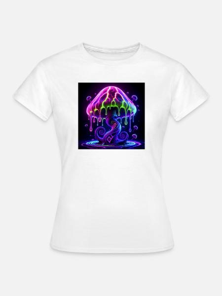 Psy_Toad_PEKE - Frauen T-Shirt - Weiß