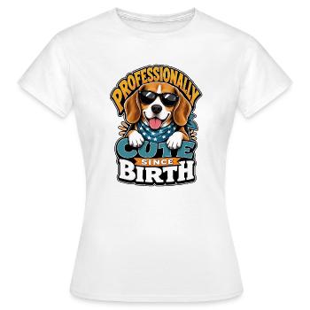 Beagle - Women's T-Shirt - white - Front - AI Model Female 172 dark (172cm)