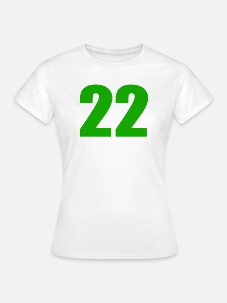 22 - Frauen T-Shirt - Weiß