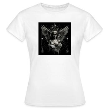 The Fallen Angel - Women's T-Shirt - white - Front - AI Model Female 172 dark (172cm)