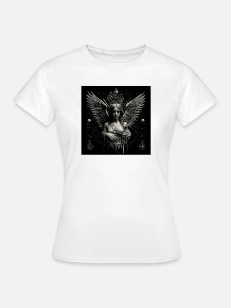 Der gefallene Engel - Frauen T-Shirt - Weiß