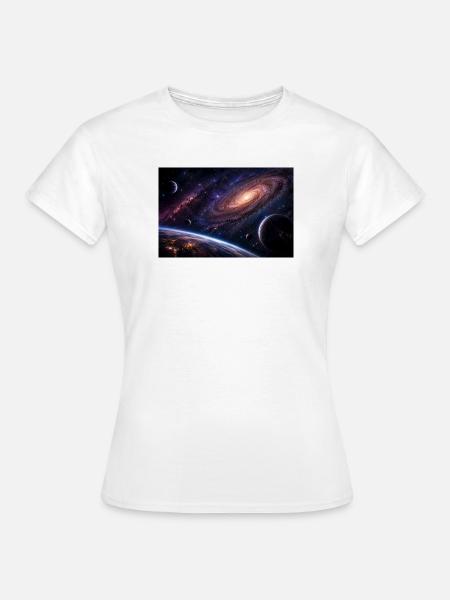 Kosmos - Frauen T-Shirt - Weiß