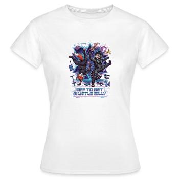 Off To Get A Little Silly - Frauen T-Shirt - Weiß - Vorne - AI Model Female 172 dark (172cm)