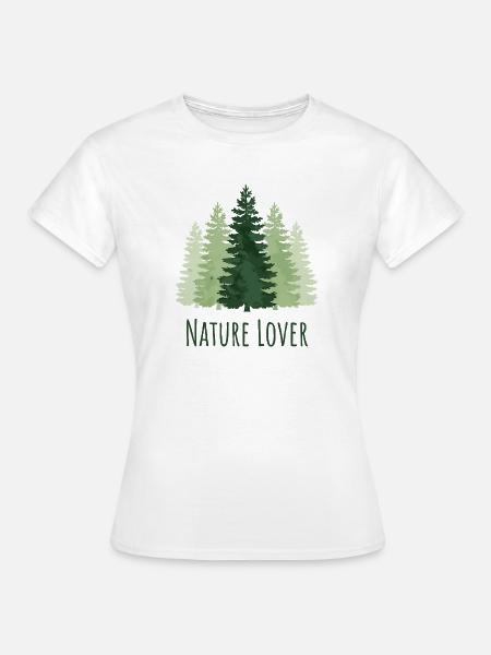 Wandern – Naturliebhaber - Frauen T-Shirt - Weiß