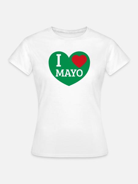 Ich liebe Mayo - Frauen T-Shirt - Weiß