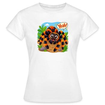 Lustige Spinne - Frauen T-Shirt - Weiß - Vorne - AI Model Female 172 dark (172cm)