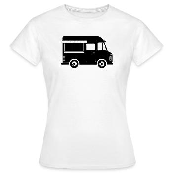 Food Truck - Frauen T-Shirt - Weiß - Vorne - AI Model Female 172 dark (172cm)