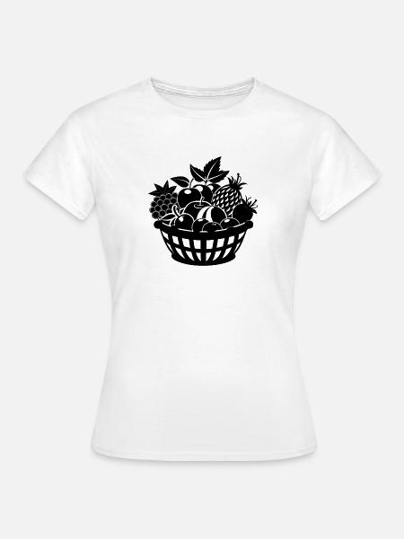 Obstkorb - Frauen T-Shirt - Weiß