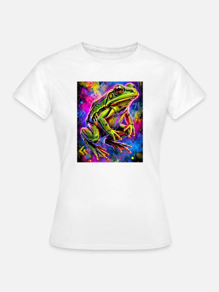 Frosch - Frauen T-Shirt - Weiß