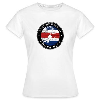 Ramène-moi au Costa Rica, toucan - T-shirt Femme - blanc - Devant - AI Model Female 172 dark (172cm)