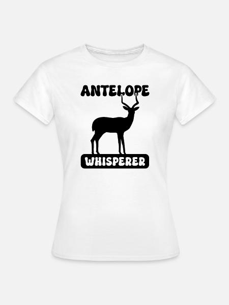 Antilope Wildtier Safari - Frauen T-Shirt - Weiß