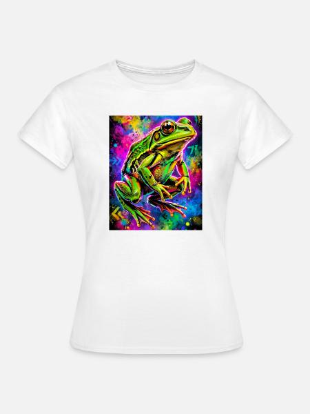 Frosch - Frauen T-Shirt - Weiß