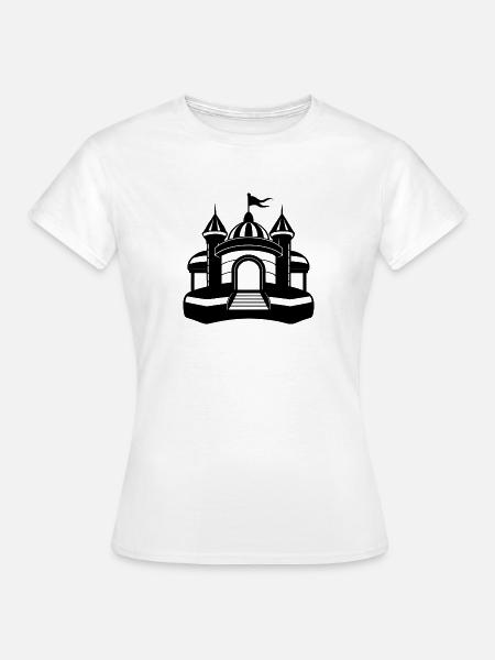 Aufblasbare Hüpfburg - Frauen T-Shirt - Weiß
