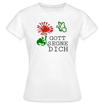 Konfirmation  - Frauen T-Shirt - Weiß - Vorne - AI Model Female 172 dark (172cm)