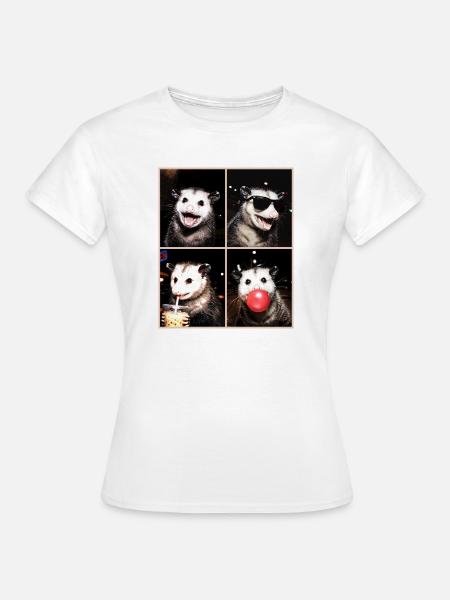 Opossums Opossum - Frauen T-Shirt - Weiß
