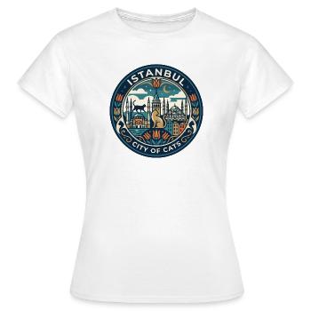 Istanbul Turkey Cats - T-shirt Femme - blanc - Devant - AI Model Female 172 dark (172cm)