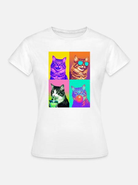Katzen American Bobtail Katze - Frauen T-Shirt - Weiß
