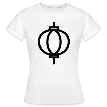 Chinese Lantern - Women's T-Shirt - white - Front - AI Model Female 172 dark (172cm)