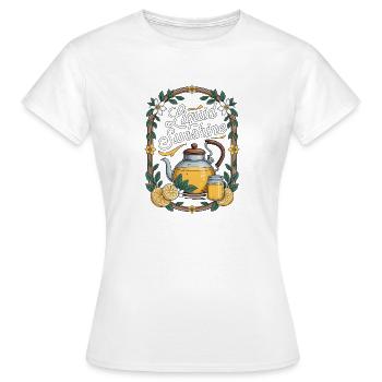 Sourcils Liquid Sunshine Kombucha - T-shirt Femme - blanc - Devant - AI Model Female 172 dark (172cm)