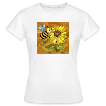 insecte - T-shirt Femme - blanc - Devant - AI Model Female 172 dark (172cm)