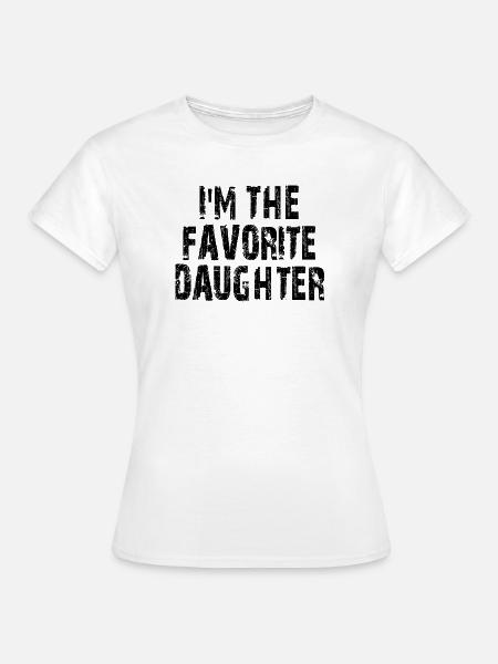 Familienlieblinge Geschenke mehr Ich-m_The_Favorite - Frauen T-Shirt - Weiß