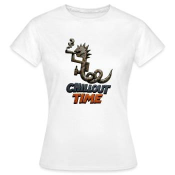 Rusty Snake Chillout Time - Women's T-Shirt - white - Front - AI Model Female 172 dark (172cm)