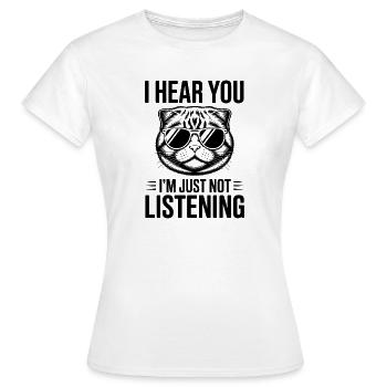 Scottish Folding Cat Scottish Fold Gift - Women's T-Shirt - white - Front - AI Model Female 172 dark (172cm)