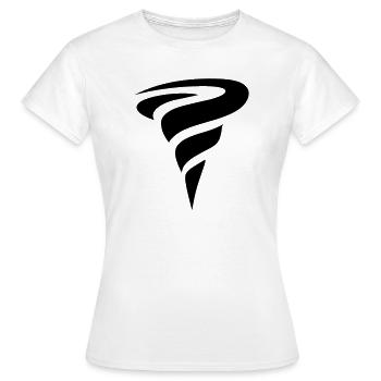 tornado - Women's T-Shirt - white - Front - AI Model Female 172 dark (172cm)