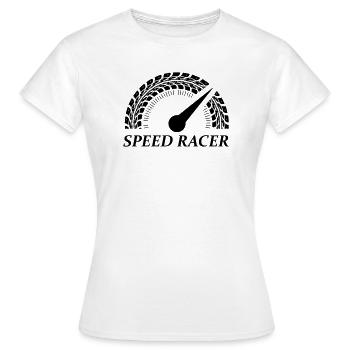 Vitesse de vitesse Racer - T-shirt Femme - blanc - Devant - AI Model Female 172 dark (172cm)