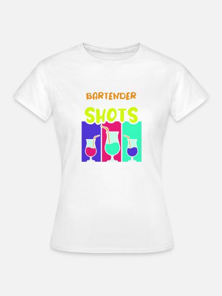 Kellner Barkeeper Ober Bar Bartender barchef - Frauen T-Shirt - Weiß