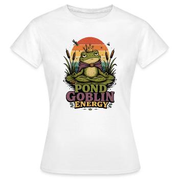 Yoga Grenouille Méditation Yoga Grenouille Pilates Grenouille - T-shirt Femme - blanc - Devant - AI Model Female 172 dark (172cm)