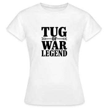 Tug of War Legend - Women's T-Shirt - white - Front - AI Model Female 172 dark (172cm)
