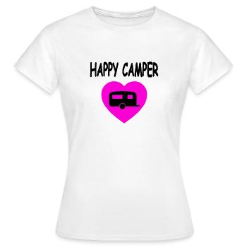 Campeur - T-shirt Femme - blanc - Devant - AI Model Female 172 dark (172cm)