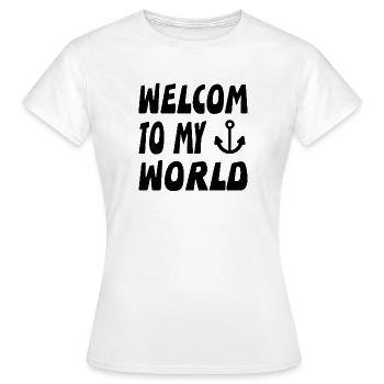 Voile - T-shirt Femme - blanc - Devant - AI Model Female 172 dark (172cm)