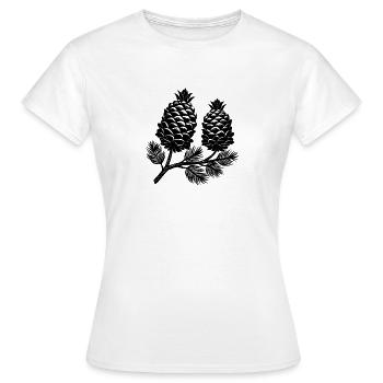Pinecone - Women's T-Shirt - white - Front - AI Model Female 172 dark (172cm)