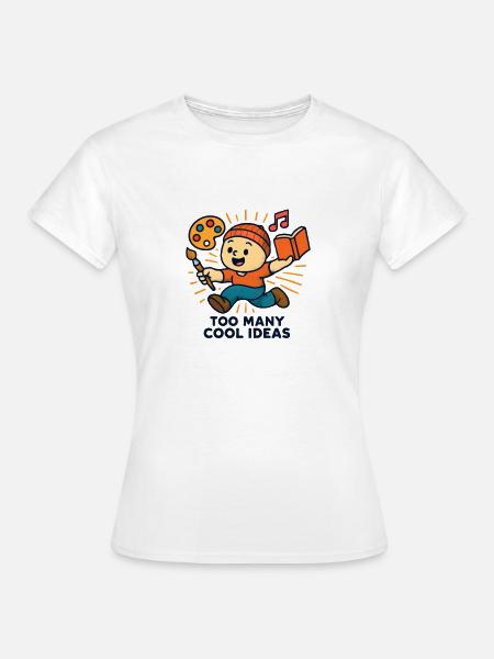 Kreative Kindheitsideen - Frauen T-Shirt - Weiß