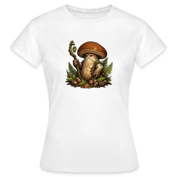 Gardien de la Forêt à Mooshroom - T-shirt Femme - blanc - Devant - AI Model Female 172 dark (172cm)