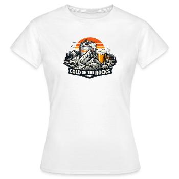 CaldaroFelsen Trail Scene - Women's T-Shirt - white - Front - AI Model Female 172 dark (172cm)