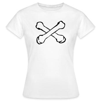 Bone - Women's T-Shirt - white - Front - AI Model Female 172 dark (172cm)