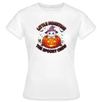 Little Monsters The Spooky Crew - Women's T-Shirt - white - Front - AI Model Female 172 dark (172cm)